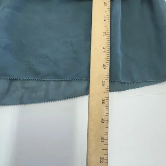 Soft Surroundings Top Womens X‎ Small Blue Songstress Chiffon Layered Blouse - Picture 6 of 7